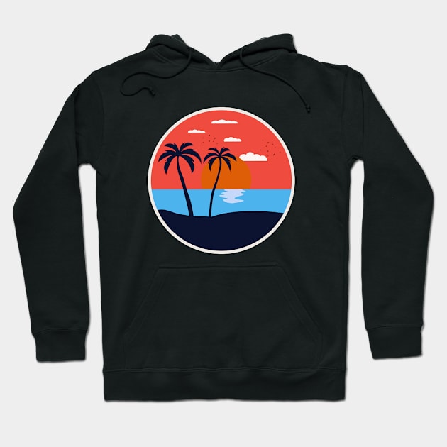 Summer Sunset Hoodie by Red Rov